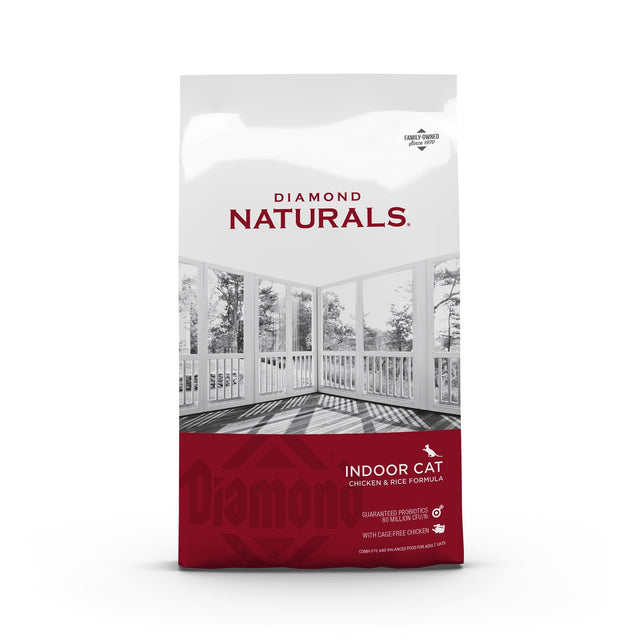 Diamond Naturals Feline - Indoor Cat Formula Rich In Chicken With Rice