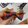 Dog's Life Bow Tie - Orange Checkered