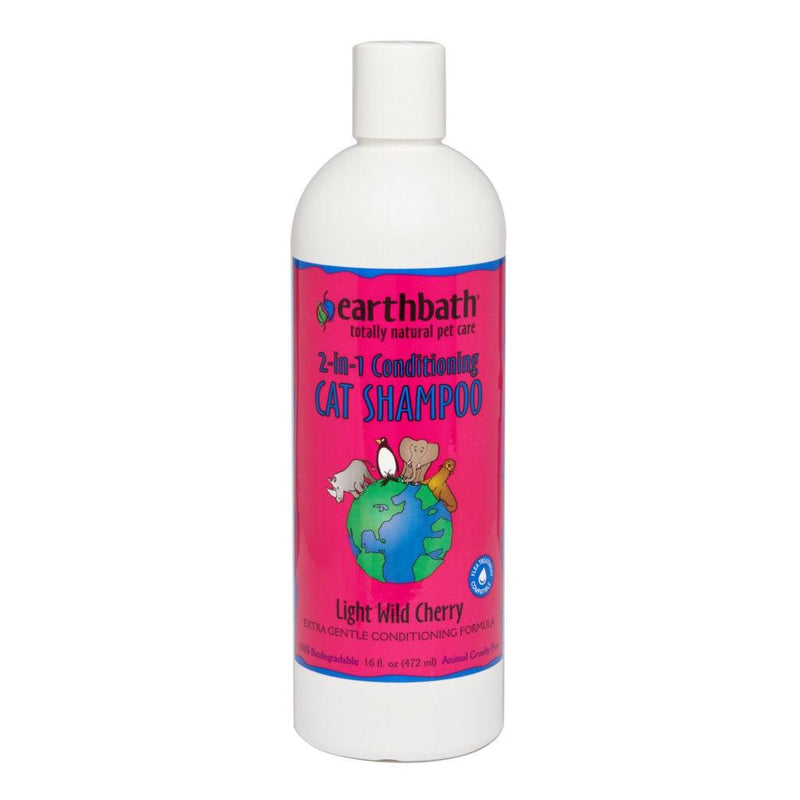 Earthbath 2-in-1 Cat Shampoo - Light Wild Cherry