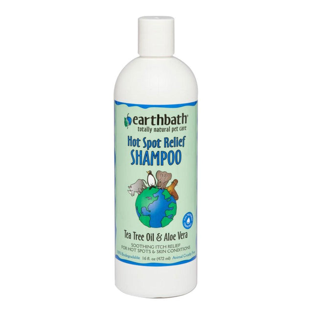 Earthbath Hot Spot Relief Shampoo - Tea Tree Oil & Aloe Vera