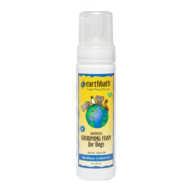 Earthbath Hypo-Allergenic Waterless Grooming Foam For Dogs - Fragrance Free