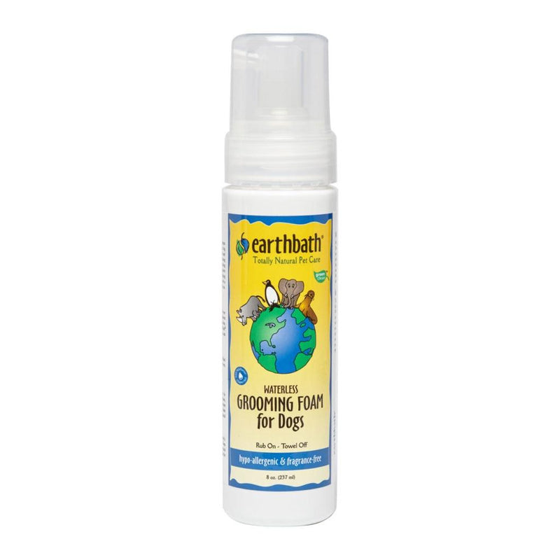 Earthbath Hypo-Allergenic Waterless Grooming Foam For Dogs - Fragrance Free