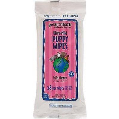 Earthbath Ultra-Mild Puppy Wipes - Wild Cherry