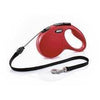 Flexi Retractable Lead - Classic Cord - Red, Blue and Black (Small to Large dog)