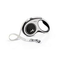 Flexi Retractable Lead - Comfort Tape - Rose, Blue and Black