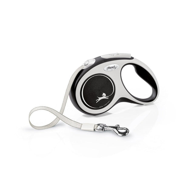 Flexi Retractable Lead - Comfort Tape - Rose, Blue and Black