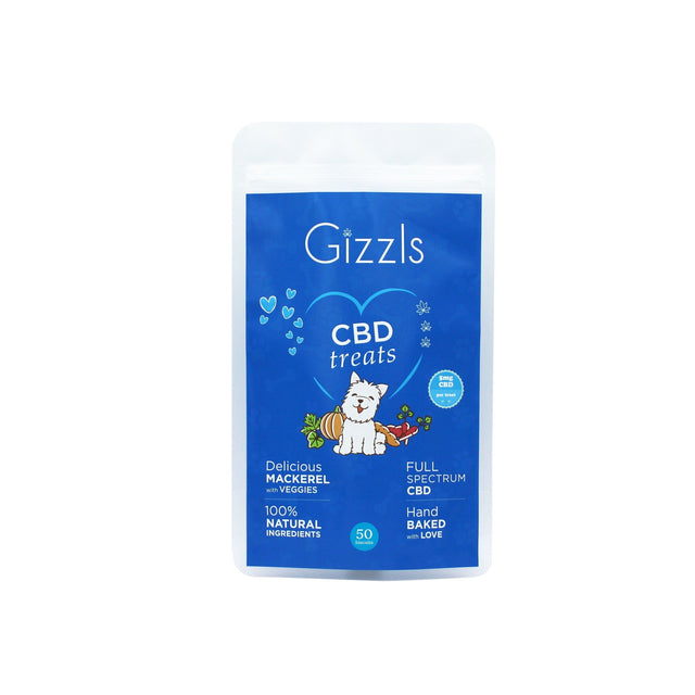 Gizzle CBD Large Dog Treats - Fish CBD Treats