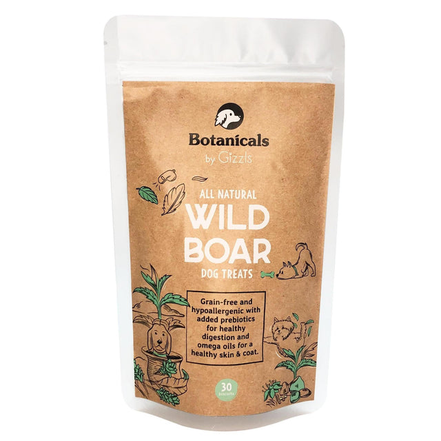 Gizzls Botanical Dog Treats - Wild Boar Treats (180g)