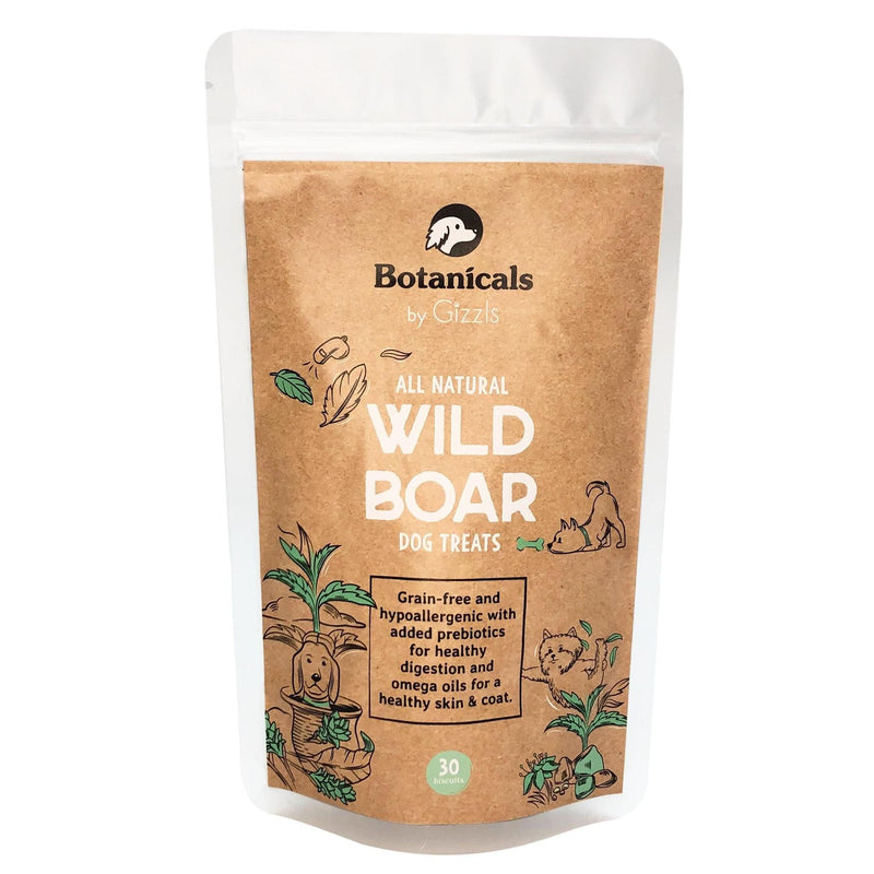 Gizzls Botanical Dog Treats - Wild Boar Treats (180g)