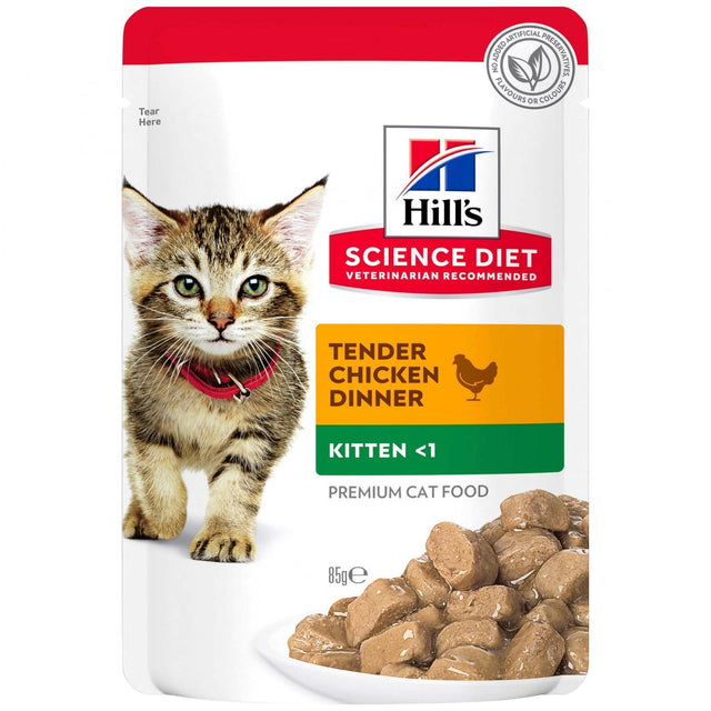 Hill's Cat Kitten Pouch - Chicken In Gravy