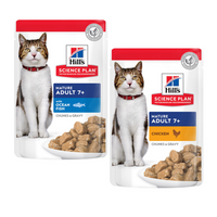 Hill's Cat Mature Adult Pouches Multi Mix Box (12 pouches)