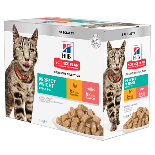 Hill's Cat Perfect Weight Adult Pouch - Chicken