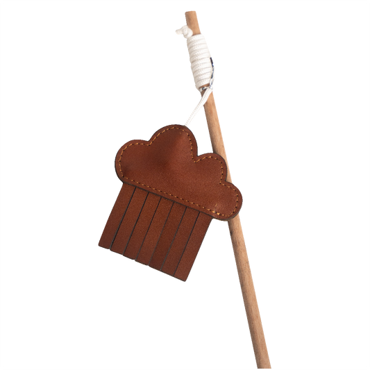 Huntlea Dangler Cat Toy Leather Rain Cloud