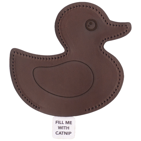 Huntlea Refillable Cat Toy Leather Duck