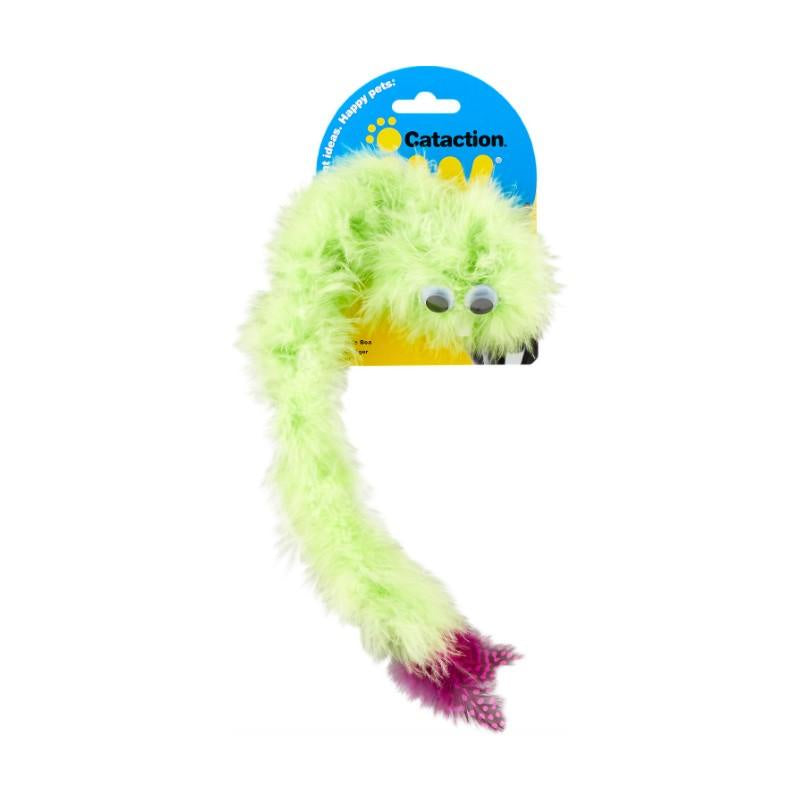 JW Cataction Featherlite Catnip Boa Squeaky Toy