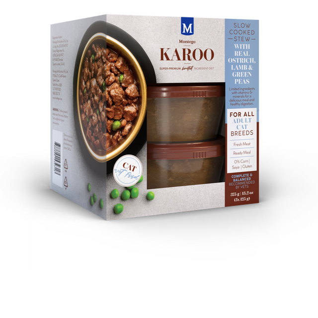 Karoo Adult Cat Wet Food Ostrich & Lamb