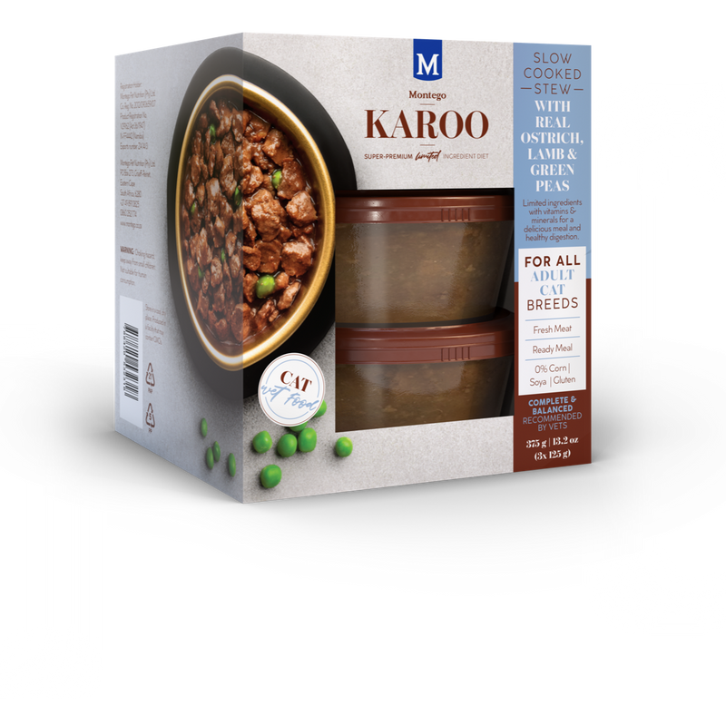 Karoo Adult Cat Wet Food Ostrich & Lamb