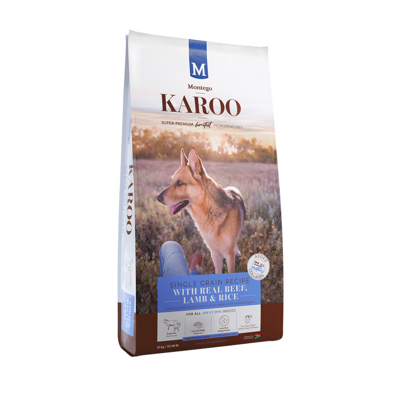 Karoo Dog Food Adult Beef & Lamb Collagen Protein