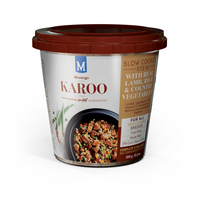 Karoo Wet Food Tub Buik - Adult Dog (12x380g)