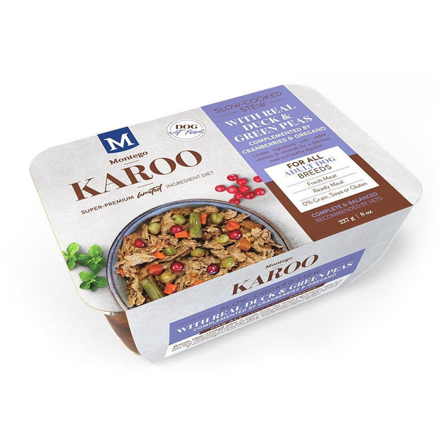 Karoo Wet Food Tub Single - Adult Dogs - Duck and Green Pea