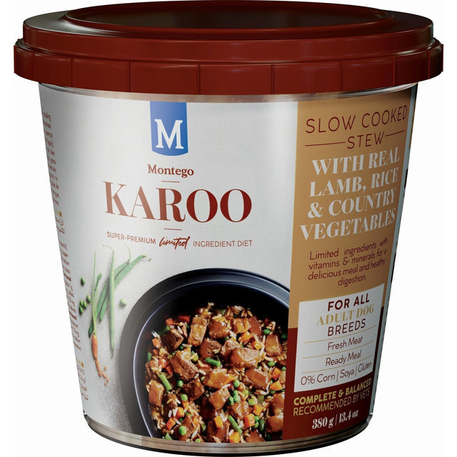 Karoo Wet Food Tub Single - Adult Dogs Lamb