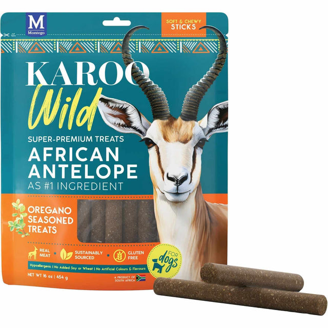 Karoo Wild Seasoned Treats - Sticks - Oregano 454g (Single Pack)