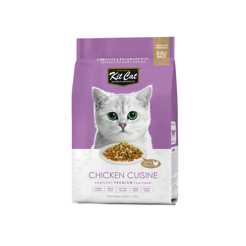 Kit Cat Food Chicken Cuisine (Hairball Control)