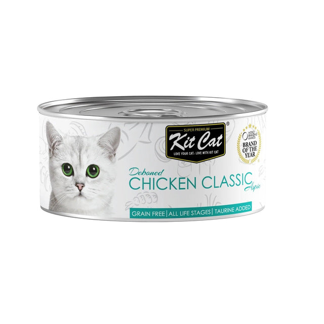 Kit Cat Toppers Deboned Chicken Classic Aspic 80g Tin