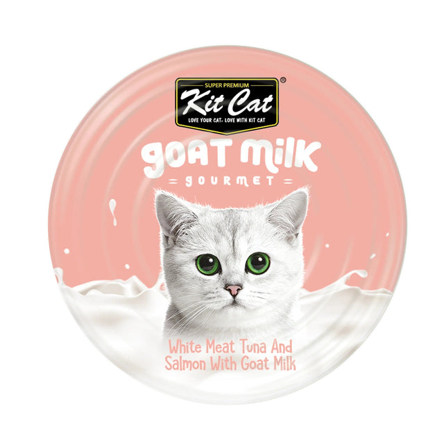 Kit Cat with Goat Milk - White Meat Tuna Flakes & Salmon 70g