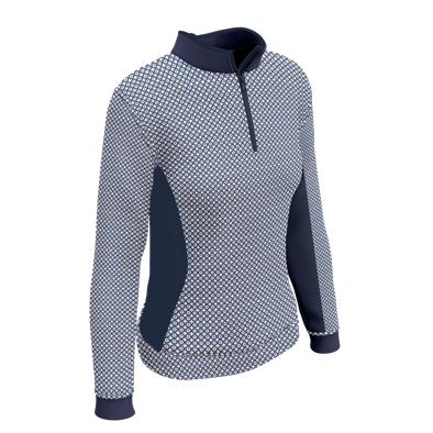 Lamee Apparel - Navy Dotted Riding Shirt