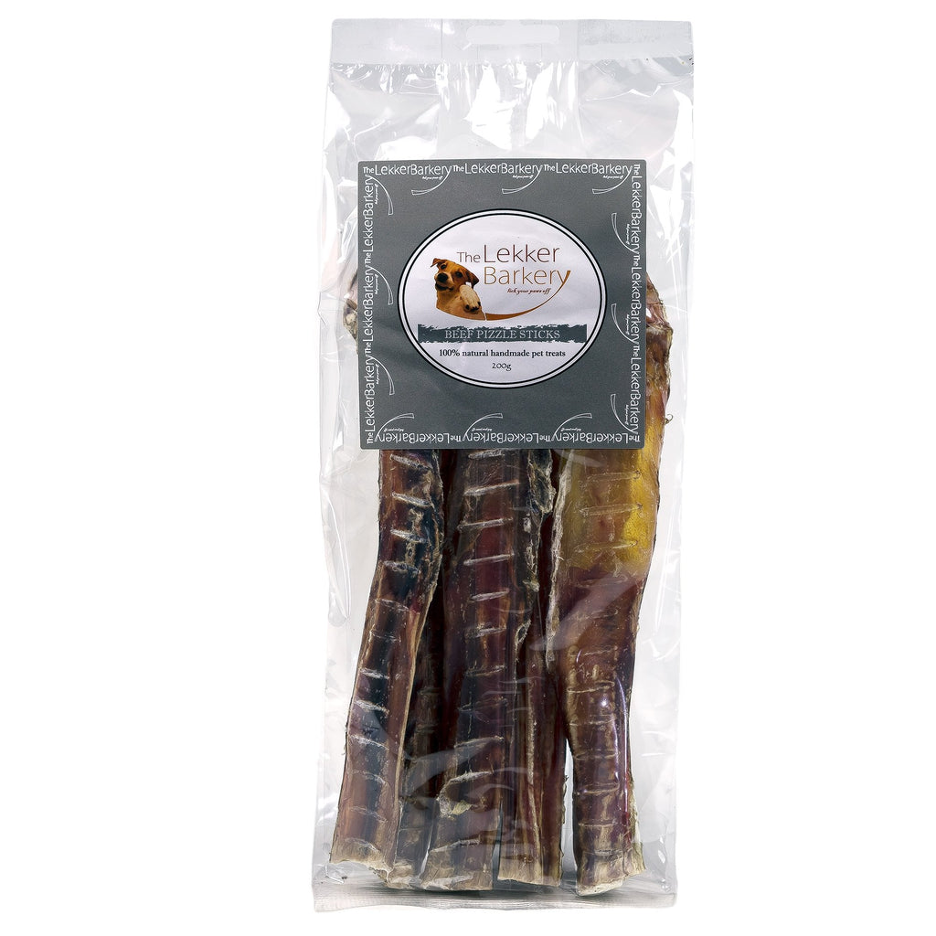 Lekker Barkery Beef Pizzle Sticks Value Pack Pet Plus