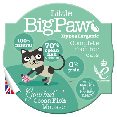 Little Big Paw Gourmet Mousse - Atlantic Ocean Fish