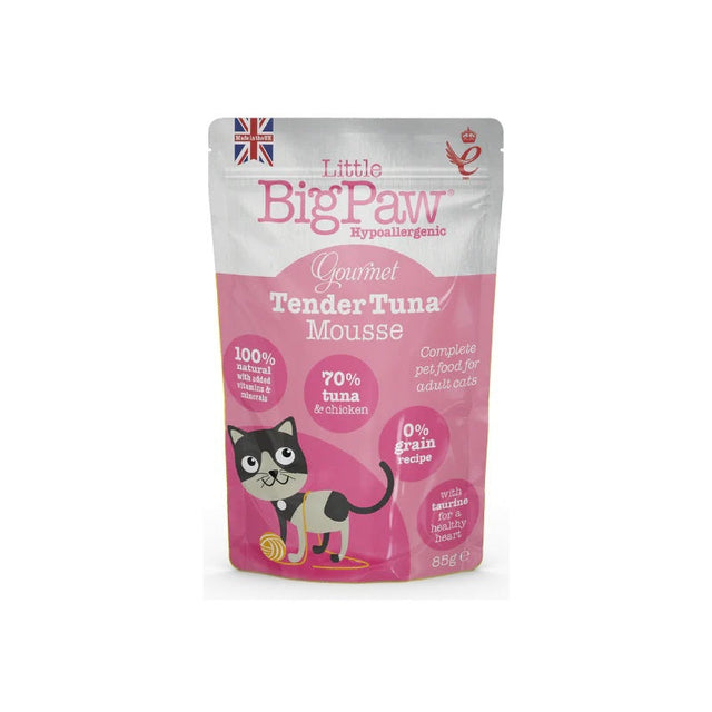 Little Big Paw Gourmet Mousse - Atlantic Tuna 85g Pouch