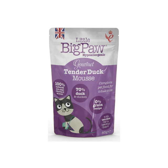 Little Big Paw Gourmet Mousse - Tender Duck 85g Pouch