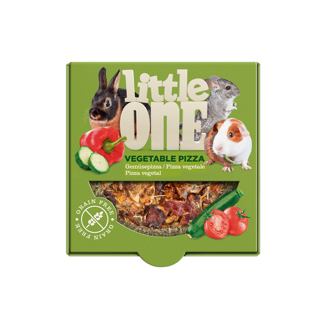 Little One Veg Pizza, Treat Toy Small Mammals 55G
