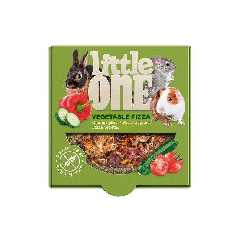 Little One Veg Pizza, Treat Toy Small Mammals 55G