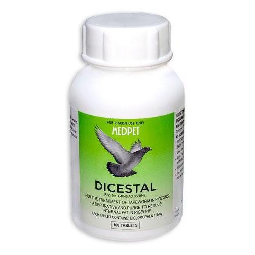 Medpet Dicestal Pigeon (10 tabs)