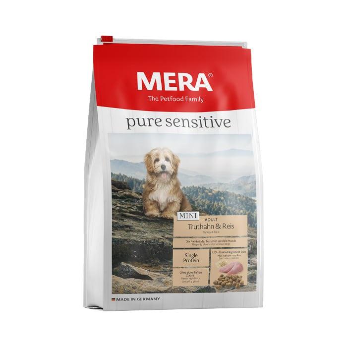 Mera Dog Pure Sensitive Turkey and Rice Mini Adult Dog Food