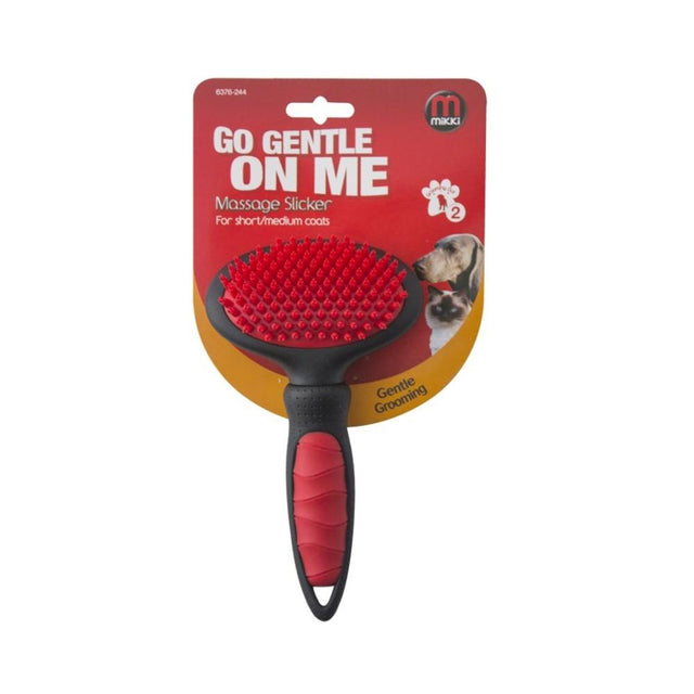 Mikki Massage Slicker for Short and Medium Coats - DISCONTINUED