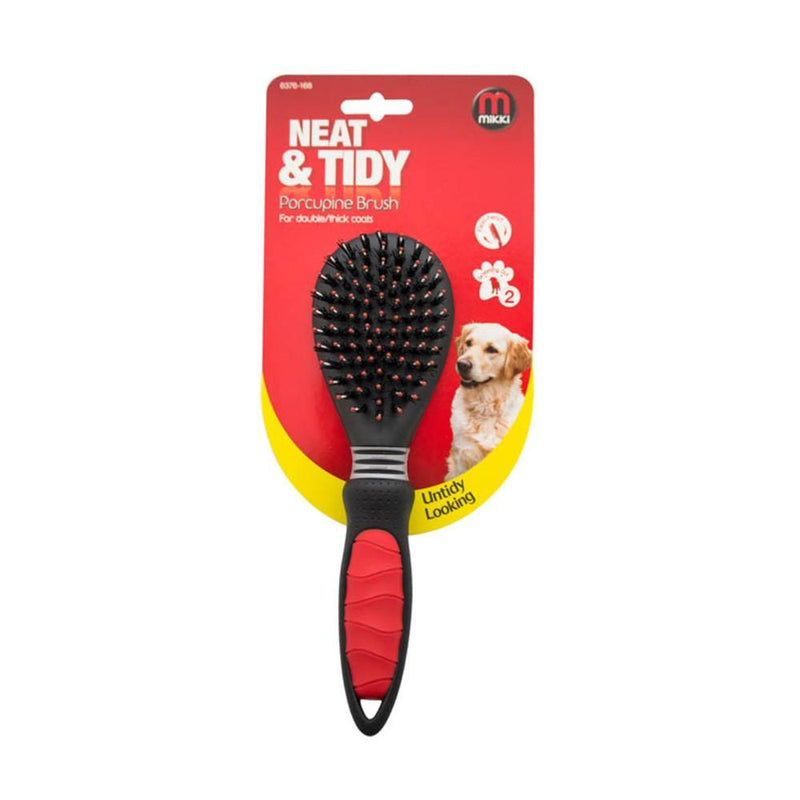 Mikki Porcupine Brush for Double Thick Coats