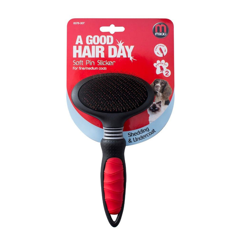 Mikki Soft Pin Slicker for Fine/Medium Coats- DISCONTINUED