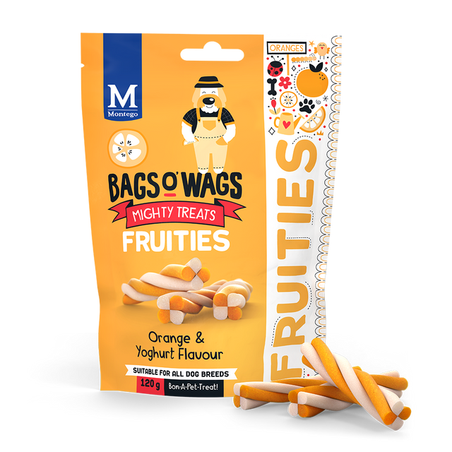 Montego Bag O Wags Fruities Orange & Yoghurt 500g - Singles