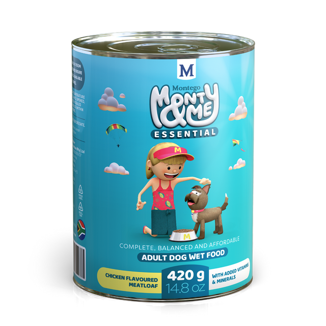 Monty and Me Essential Wet Dog Food Complete Meal 420g X12
