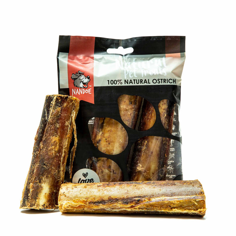Nandoe Dried Ostrich Chunky Bones (Pack of 2)