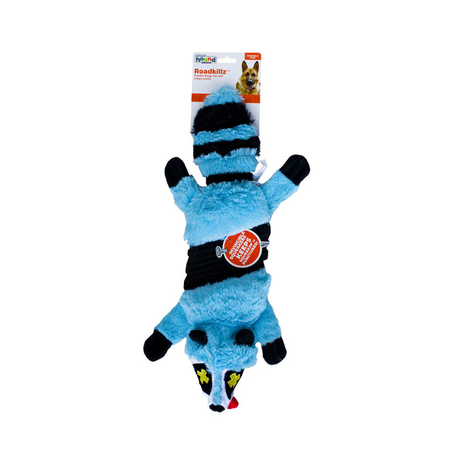 Outward Hound Invincible Roadkillz Raccoon - Blue/Black (D)