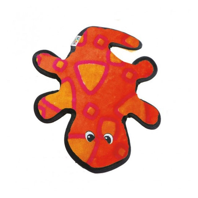 Outward Hound Invincibles Gecko 2 Squeak Orange/Pink (D)