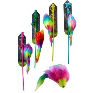 Papillon Fishing Rod with Rainbow Mouse