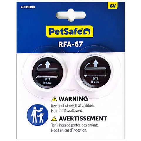 PetSafe Battery - RFA67D (Lithium 6V, 2 Pack)