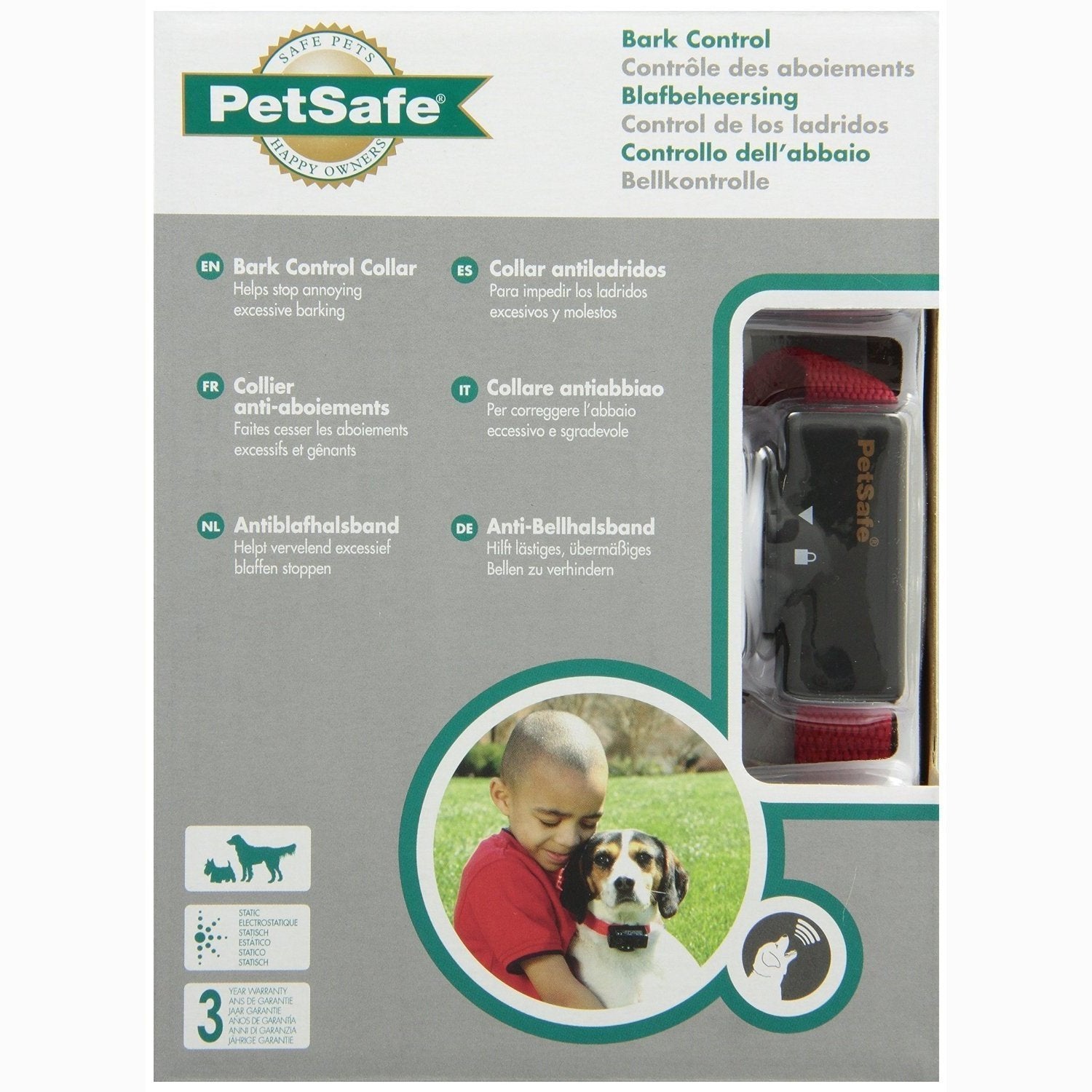 Petsafe Bark Control Collar Static 15 Levels