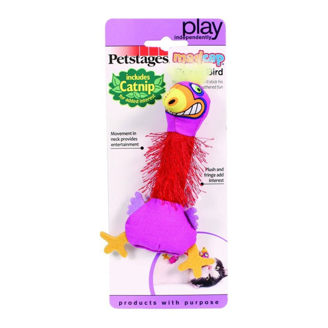 Petstages Madcap Boingy Bird - (D)